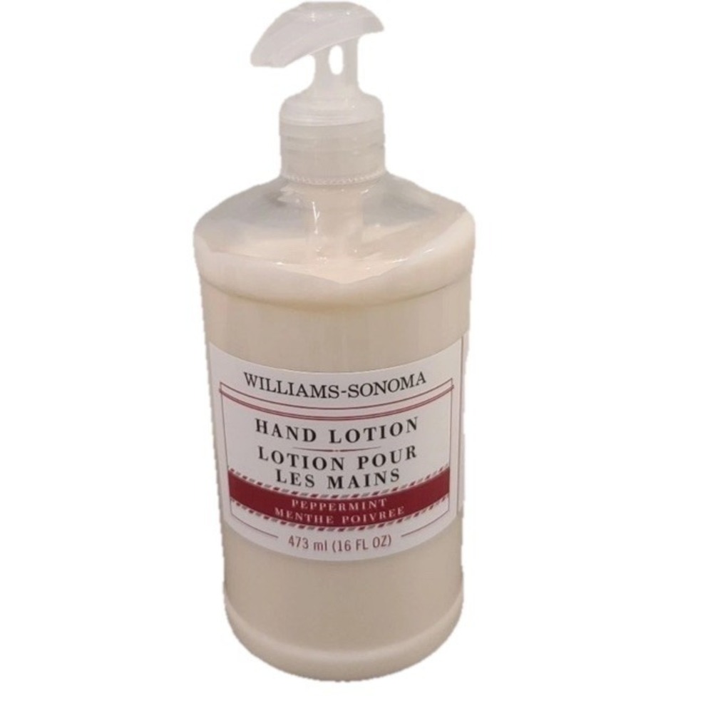 Williams Sonoma Peppermint Hand Lotion 16 fl oz New Holiday Christmas Refresh